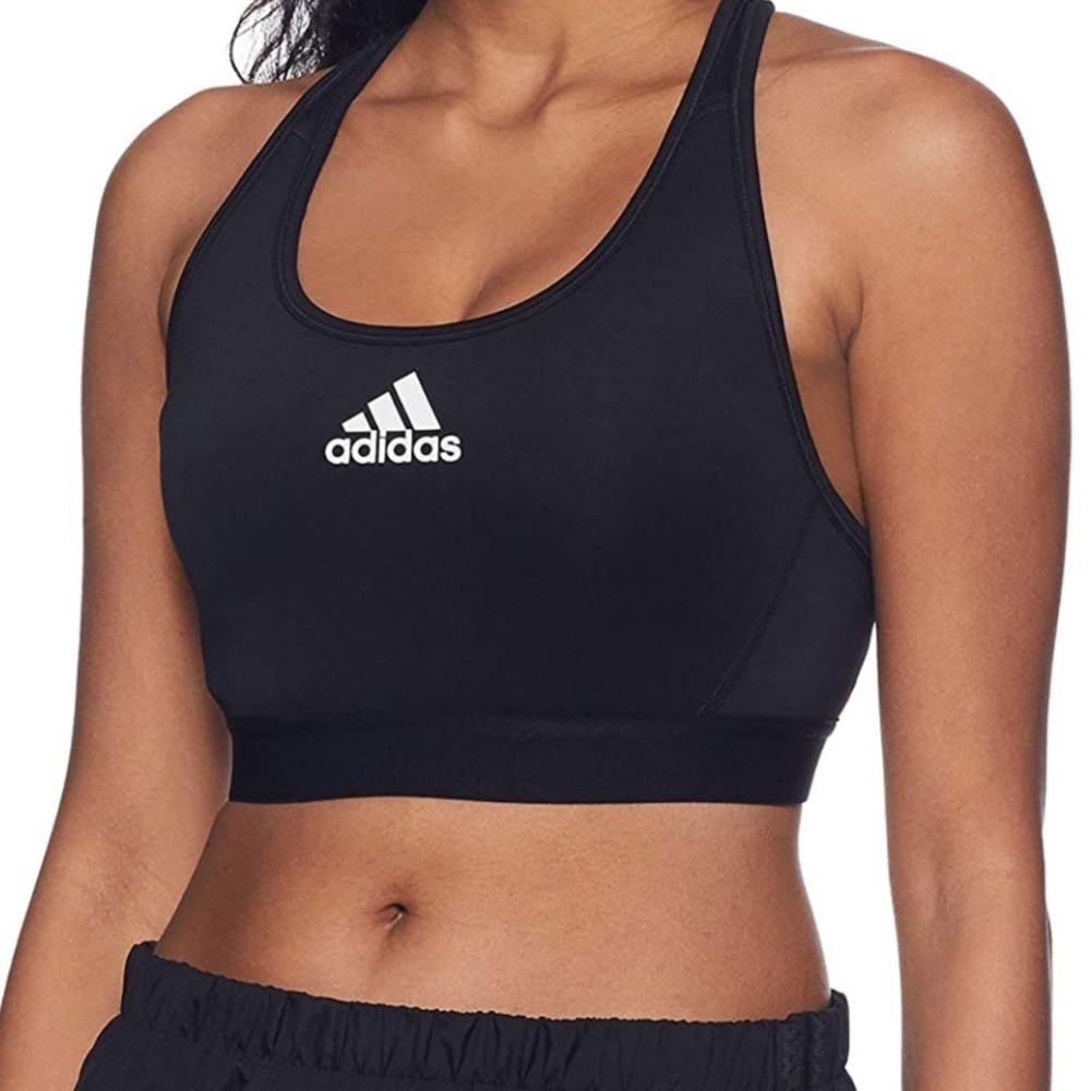 NWT Adidas Don’t Rest Alphaskin Racerback Sports Bra in Black
